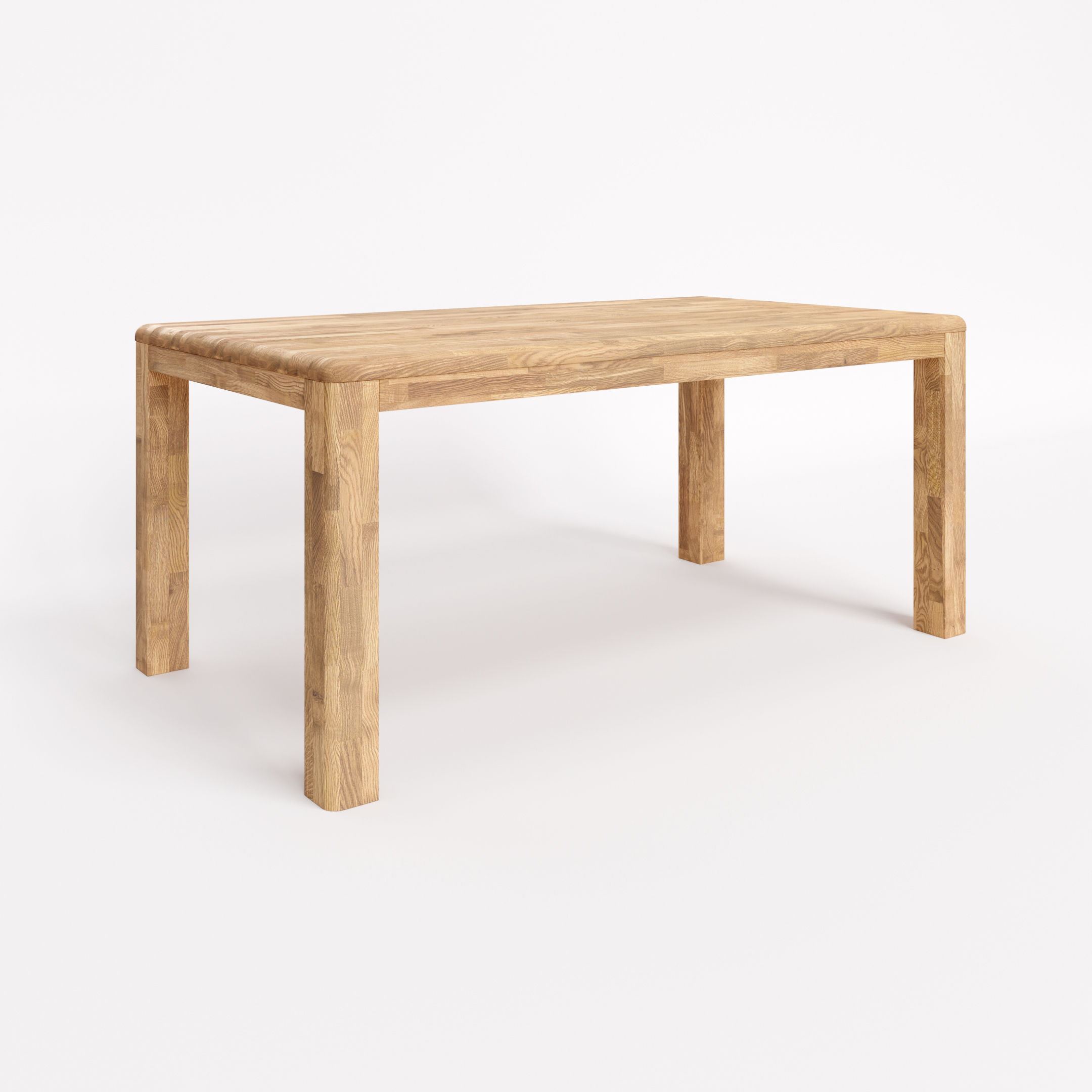Stůl s lubem 100x200 oblé rohy