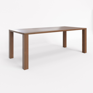 Stůl bez lubu 90x140 rovné rohy dub